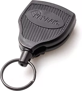 KEY-BAK SUPER48 SD 13oz. 36" einziehbare Schnur, Stahl Gürtelclip, schwarz - Bild 1 von 3