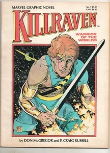 ¡Novela gráfica de Marvel #7 Killraven! Precio de portada de $5,95 de 1983 libro raro/duro - Imagen 1 de 2