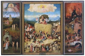 Hieronymus Bosch: The Haywain Triptych Giclee Canvas Print Various Sizes - Picture 1 of 1