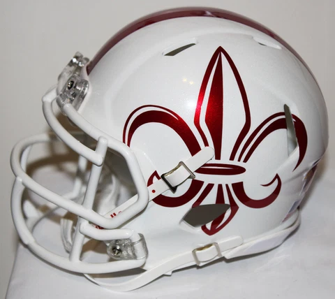 2016 Ragin Cajuns ULL Louisiana Lafayette Custom Riddell Mini Helmet vs Kentucky Cover