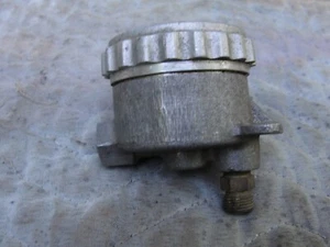 Vintage Cast Aluminum Inline Gas Fuel Filter Screw on Top Lid Hot Rod Rat Rod. - Picture 1 of 5