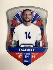 TOPPS MATCH ATTAX EURO 2024 ESCUDO ADRIEN RABIOT FRANCIA - Imagen 1 de 2