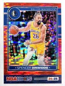 2024-25 Panini Hoops Spencer Dinwiddie Red Pulsar Dallas Mavericks /199 #120 - Picture 1 of 2