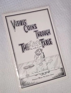 James Lewis Visible Coins Through Glass Table Coin Magic Endorsed by Dai Vernon - Picture 1 of 3