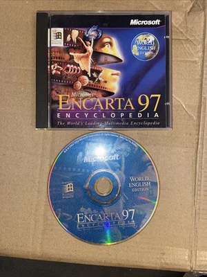 Microsoft Encarta 97 Encyclopaedia PC Cd-Rom World English Edition Windows 95 - Image 1 of 4