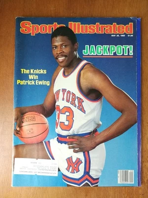 Sports Illustrated May 20 1985 Patrick Ewing New York Knicks First Pro Cover 325 - Image 1 of 2