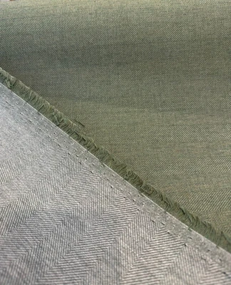Tela para tapicería exterior espiga verde oliva interruptor para sombrilla por patio Foto 1 de 4