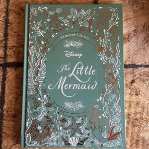 Animated Classics Disney The Little Mermaid Story Book Metallic Hard Cover - Bild 1 von 4