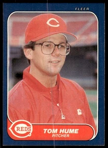Tom Hume 1986 Fleer #179 Cincinnati Reds - Picture 1 of 2