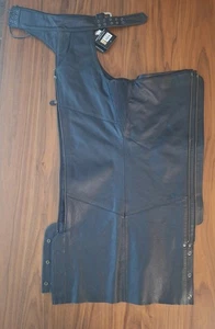 Harley Davidson Herren DELUXE Leder Motorrad Chaps 33 | MED | 98091-06VM | - Bild 1 von 20