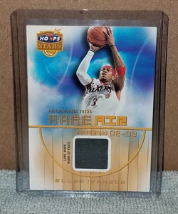 2002-03 NBA Hoops Stars Rare Air ALLEN IVERSON Game Worn Warm-Up Pants 76ers - Picture 1 of 4