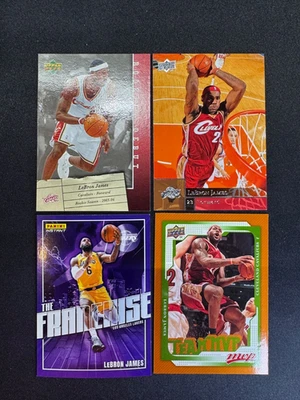 (4) LeBron James Upper Deck Rookie Debut Team MVP Cavaliers Lakers - Image 1 of 2