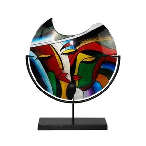 Vase Lune Eva verre - Imagen 1 de 2