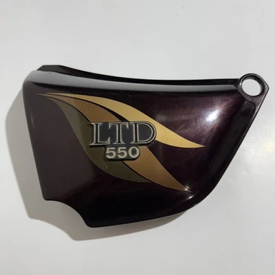 Kawasaki 1980 - 83 KZ550 LTD Left Side Cover Fairing Panel Plate Vintage OEM - Image 1 of 4