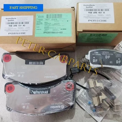 New OEM Brake Pads with Sensor Kit For Porsche Macan 2014-2025 3.0T 3.6T 2.9T - Image 1 of 4