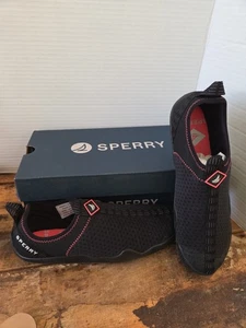 SPERRY Womans Sea Sock Water Shoes Black Size 7M Beach, Lake,Waterpark - Picture 1 of 7