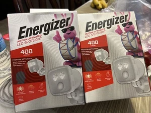 2 Stück Energizer Motion-Act LED Strahler 400 Lumen D Bat-betrieben LED weiß. - Bild 1 von 19