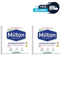 Milton Sterilising Tablets – Cold Water Bottle Steriliser 2pk (56 tabs) - Picture 1 of 3