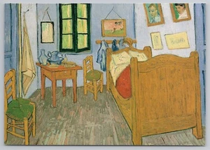 Pintura del dormitorio de Van Gogh en Arles de Vincent Van Gogh postal - Imagen 1 de 2