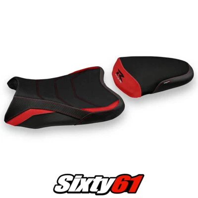 Cubierta de asiento Suzuki GSXR 600 750 2006 2007 Tappezzeria Comfort rojo negro 06 07 Foto 1 de 4