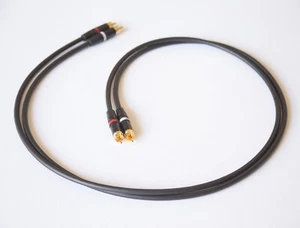 Canare L-2T2S with Neutrik Rean NYS373, Audiophile RCA Interconnect Cable Pair - Picture 1 of 5