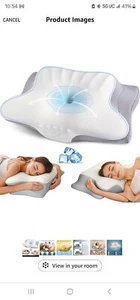Cervical Pillow for Neck Pain Relief,Cradle Odorless Contour Memory Foam Pillows - Picture 1 of 1