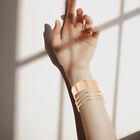  4 Pcs Stretch-Armband Mit Offenem Handgelenk Jewelry Set Öffnen