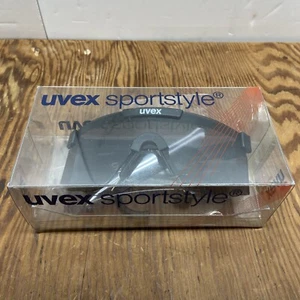 Vintage Sunglasses Uvex Sportstyle Black Small Frame NOS NWT - Picture 1 of 7