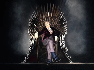 ORIGINAL ZEN O'CONOR "Salvador Dali Iron throne" SURREALISM OIL PAINTING - Picture 1 of 1