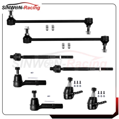 8x Front Tie Rod End Ball Joint For 2009-2016 Chevrolet Traverse GMC Acadia - Image 1 of 4