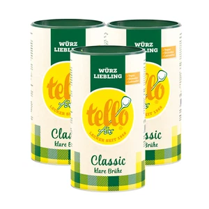 (EUR 12,56/kg) Tellofix Classic Klare Brühe 3 x 900 g - MHD 8.09.26 - Bild 1 von 3