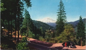 Cartolina Mount Shasta 99 lungo il fiume Sacramento California B235 - Foto 1 di 2