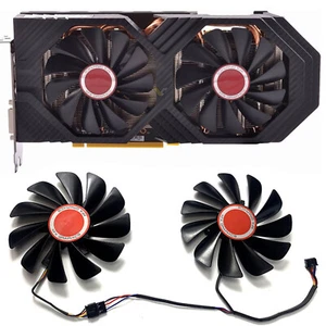 95MM Cooling Fan for XFX RX580 590 4GB 8GB Black Wolf Graphics Card Cooler Fans - Picture 1 of 11