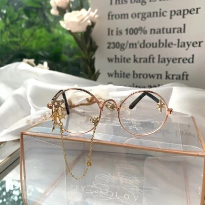 Original Hand-made Kpop Star For 20cm Plush Doll Accessories Glasses eyeglass - Image 1 of 4