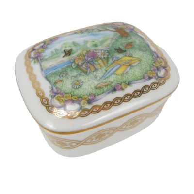 Caja de música de porcelana fina Heritage House Classics The Way We Were LE 1989 - GC Foto 1 de 4