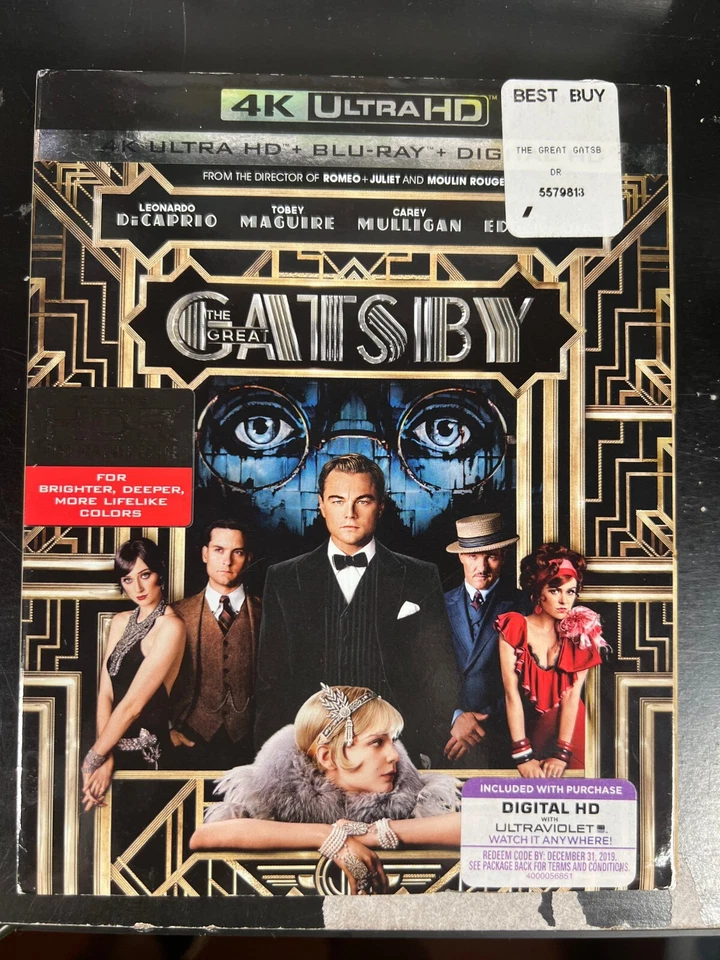 The GreaT GaTsBy: 4K+blu ray “RARE” Slipcover - Image 1 of 1