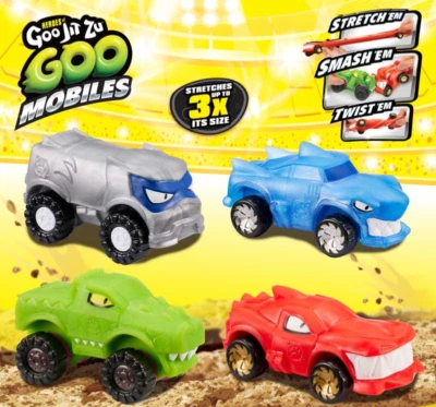MOOSE ENTERPRISE 1 x Heroes of Goo jit zu goo mobiles Pantaro, Blazagon, Rock Jaw or Thrash car