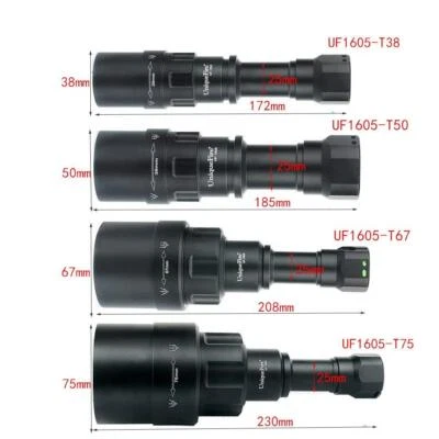 UniqueFire UF-1605 USB Rechargeable 850nm 940nm Night Vision Hunting Flashlight - Image 1 of 4