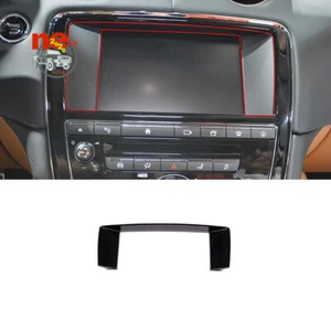 For Jaguar XJ 2010-2016 ABS Car Center Control GPS Navigation Screen Frame Trim - Picture 1 of 8