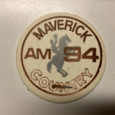 Vintage Waipahu Hawaii KDEO Maverick Country Radio AM 94 POG Milk Cap 1993 NEW - Image 1 of 2