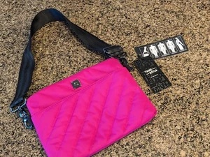 NWT life on the fly Fuchsia Pink one size crossbody Think Roylin Bum Bag - Picture 1 of 16