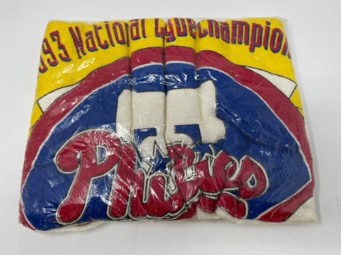 1993 PHILLIES NATIONAL LEAGUE CHAMPIONS large BEACH TOWEL NEW!!! Cover