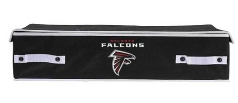 Atlanta Falcons NFL Large 26"x18"x6" Collapsible Under the Bed Storage Bin Cover