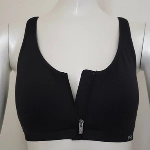 Victoria's Secret SPORT VSX Black Sports Bra Racerback Size 34B - Bild 1 von 4