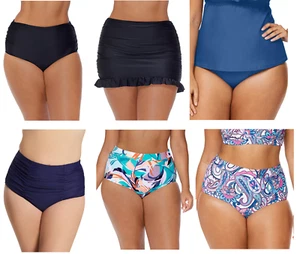 NWT Raisin's Women's Assorted Swim Bottoms Multicolor Sizes 14W-22W $60 12HL262 - Picture 1 of 23