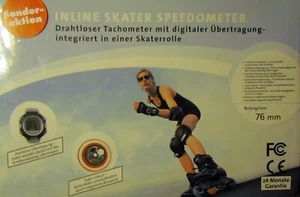 New Inline Skater Speedometer 76mm Speedometer Integrated IN A Reel / Gift - Picture 1 of 1