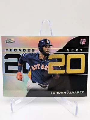 💥 2020 Chrome Update Decade's Next Refractor #DNC-4 Yordan Alvarez Astros - Image 1 of 2
