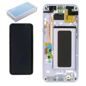 Samsung LCD Schermo Vetro Display Touch Screen Galaxy S8 G950F Originale Orchid - Imagen 1 de 2