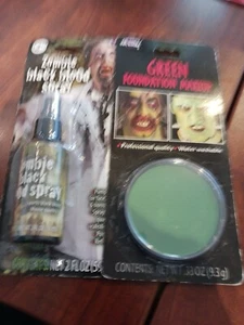Zombie Black Blood And Green Foundation Makeup - Picture 1 of 1