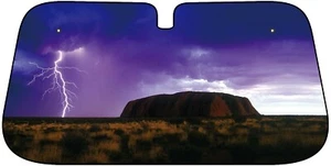 Uluru Lightning design Car window Sun Shade, made to order,choose your size - Picture 1 of 1